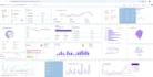 create a interactive, creative dashboard containing lots of visualization