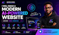 build a modern ai powered website using vibe coding