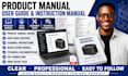 design product manual instruction user guide manual assembly instruction manual