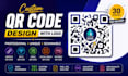 create a custom qr code design with logo in 30 minutes