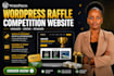 build wordpress raffle website competition website raffle event ticket website