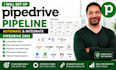 set up pipedrive pipeline automate pipedrive CRM and integrate with any platform