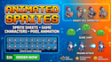 create tilesets and pixel art game assets sprites