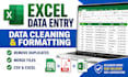 clean excel data, merge CSV files and prepare datasets