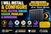 install and configure plex, jellyfin, sonarr, radarr, prowlarr and overseerr