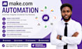 setup make com automation, make com API, zapier, ghl crm n8n and ai automation