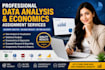 provide professional data analysis, econometrics, statistics