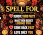 cast permanent break them up, get ex back binding love spell third party removal