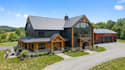 create your barndominium, house plan, recital space, facade and pole barn