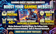 build gaming backlinks through premium guest posting on gaming and tech blogs
