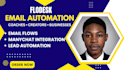 set up flodesk email flows and manychat integration