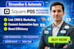 square pos integration, CRM integration, pos automation, zapier square setup