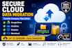 transfer company data securely to cloud storage fast and safely