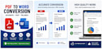 do PDF to word and document formatting