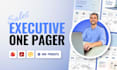 create a high converting sales one pager and business flyer