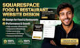 build redesign squarespace food website, squarespace restaurant website design