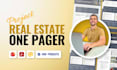 create your real estate project investment sheet report