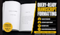 format your query ready manuscript to meet industry standard