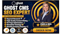 build ghost cms website ghost blog ghost newsletter with custom design
