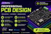 design professional pcb layout, multilayer pcb, electronics and embedded boards