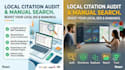 local citation audit and manual search