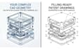 draft precise uspto patent drawing utility and patent illustration