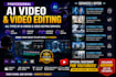 create ai video ads, documentaries and edits