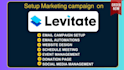 setup levitate ai email marketing automation client management, website design