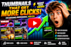 create professional youtube thumbnails
