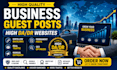 build powerful business backlinks with premium business guest post