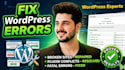 fix wordpress errors and broken website fast