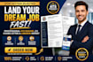 write a professional ats resume, CV, cover letter