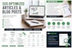 seo optimised articles and blog posts that rank on google
