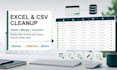 clean merge or convert your excel csv data