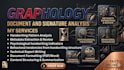 conduct expert handwriting analysis, document forensics, and metadata extraction