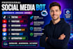 develop social media bot, twitter bot, tiktok bot, instagram bot, youtube bot