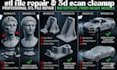 do stl file repair, 3d scan cleanup edit obj, stl file custom file modification