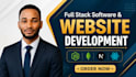 develop mern and react full stack web applications as a nodejs backend developer
