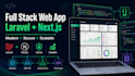 develop single page application using laravel and next js