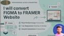 convert figma to responsive framer website with animations