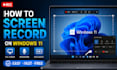 create professional screen recording video with voiceover
