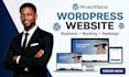 design, build a wordpress business website, redesign wordpress booking website