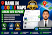 do local SEO and gmb profile optimization to rank in google maps