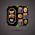 do amazing food menu trifold design