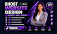design ghost theme ghost template ghost website design ghost customization
