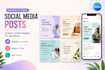 design monthly social media content design