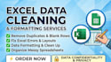 clean, format and organize messy data