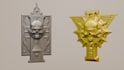 convert your 2d logo into a 3d stl and render