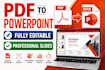 convert PDF to powerpoint with editable slides