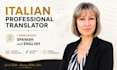 be your professional italian translater of any document